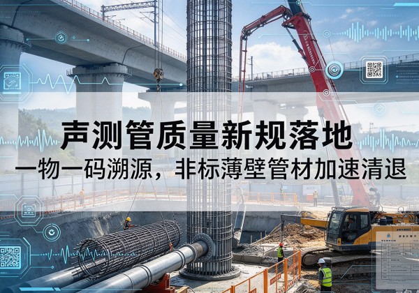 饶平声测管质量新规落地，一物一码溯源，非标薄壁管材加速清退